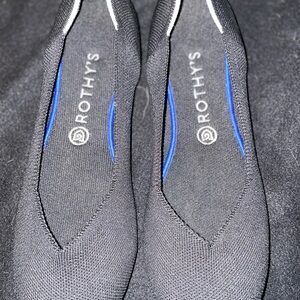 Rothy's Black and Blue Men's Swim Shoes